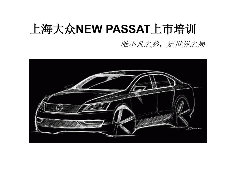 上海大众NEW PASSAT上市培训_第1页