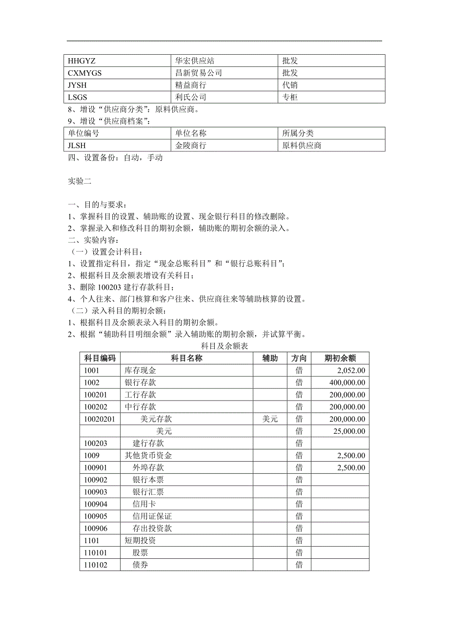 《会计电算化》综合训练题(初训1自定)_第2页