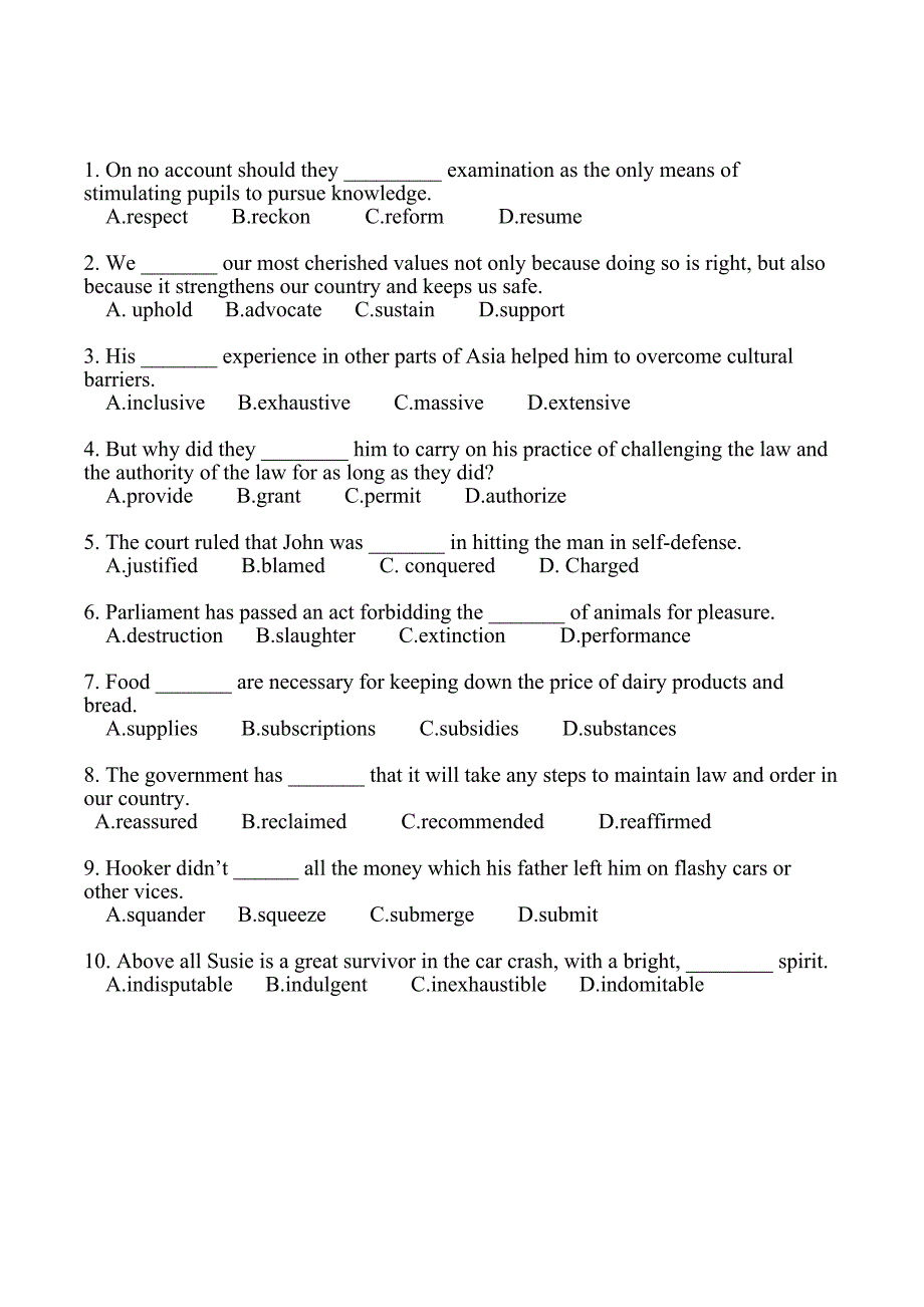 英语 vocabulary_第3页