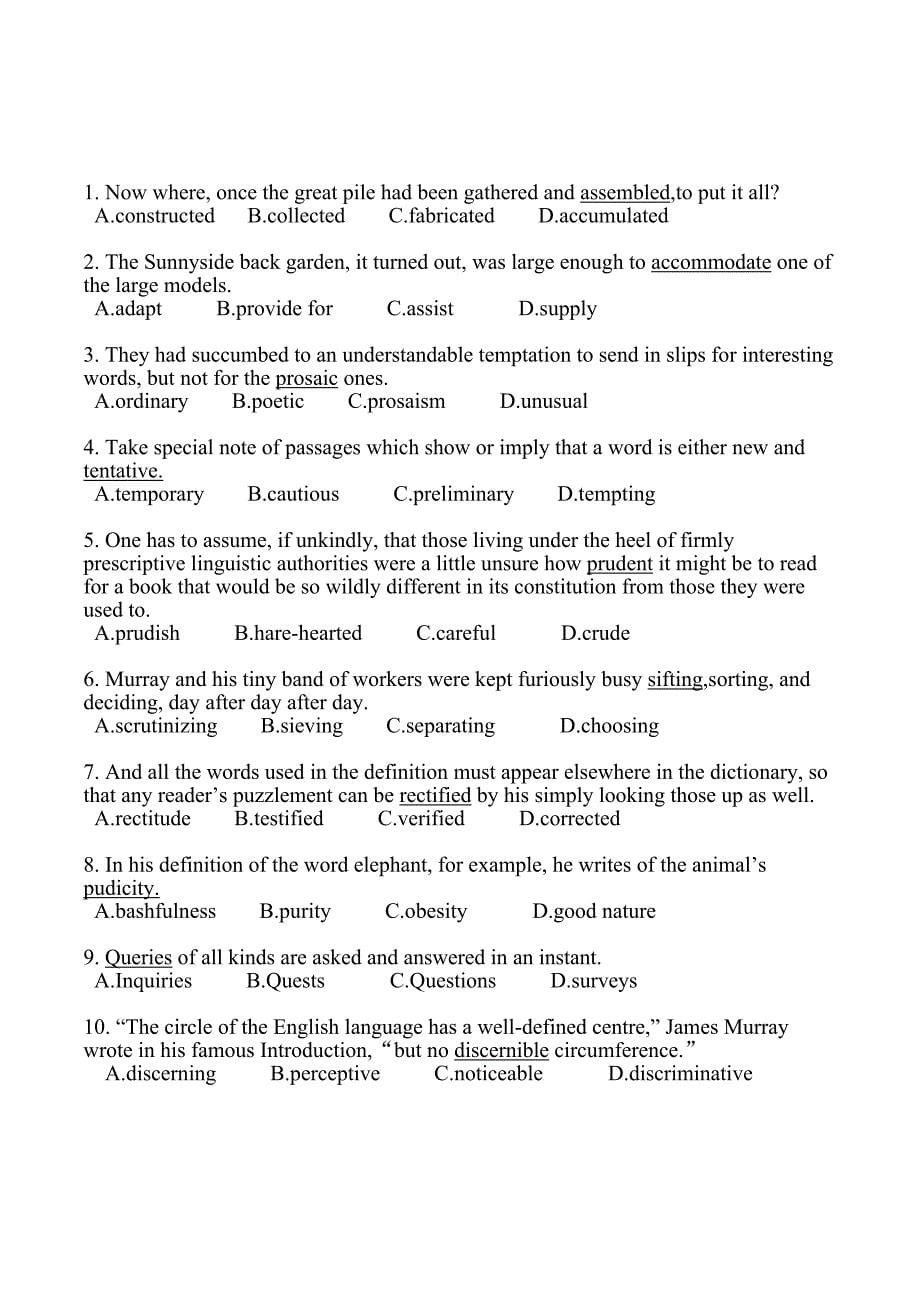 英语 vocabulary_第5页