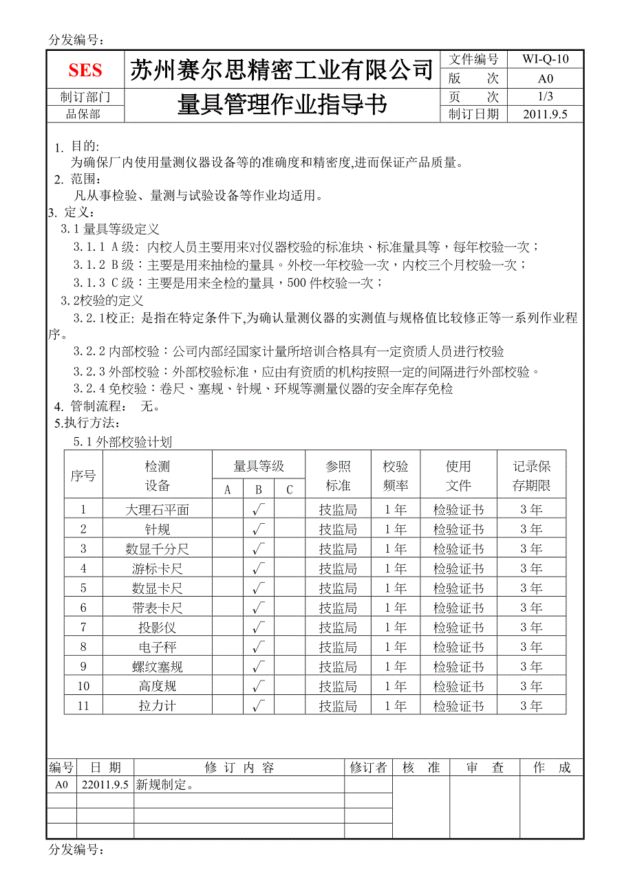 量具管理作业指导书_第1页