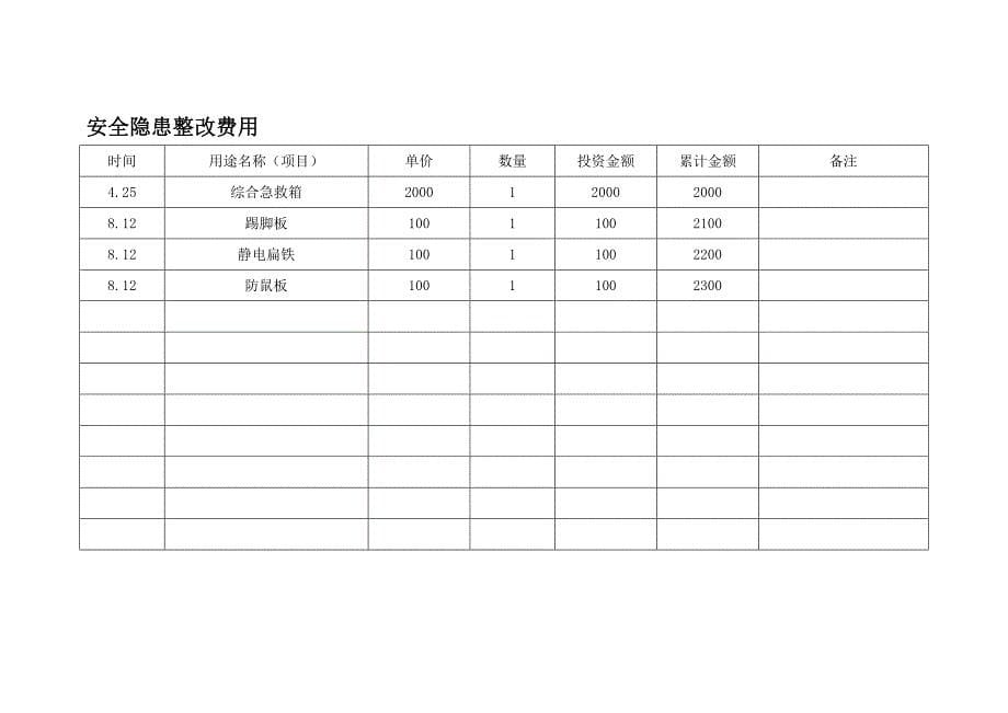 安全费用使用登记台账_第5页