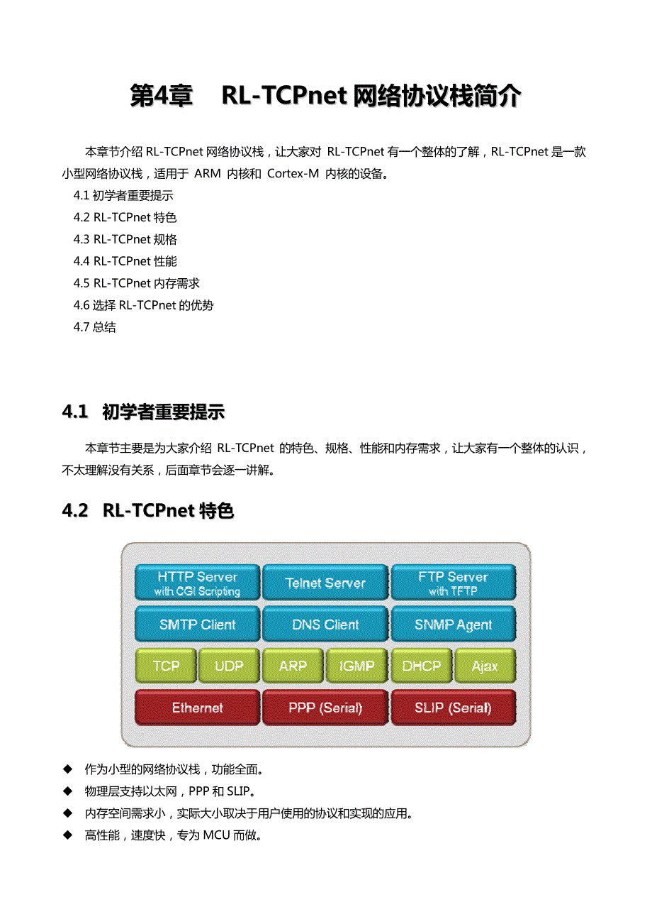 【RLTCPnet网络教程】        RLTCPnet网络协议栈简介_第1页