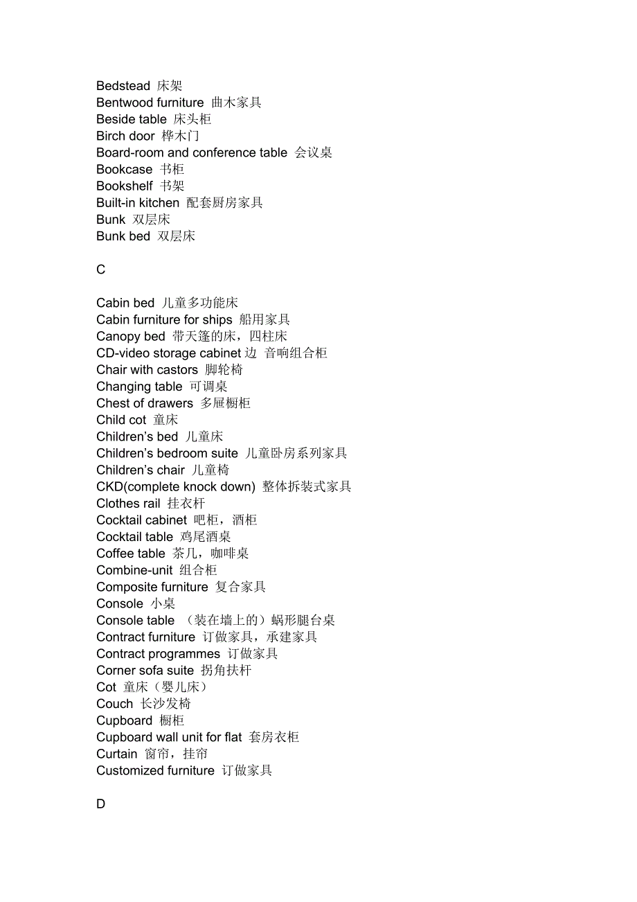 木材及地板英语词汇整理_第4页