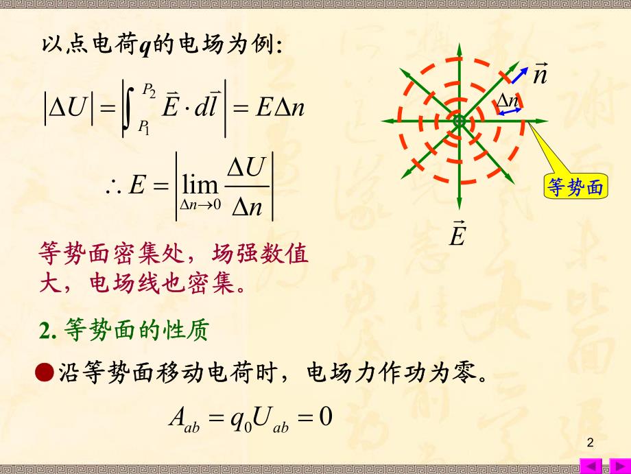 等势面,场强的关系_第2页