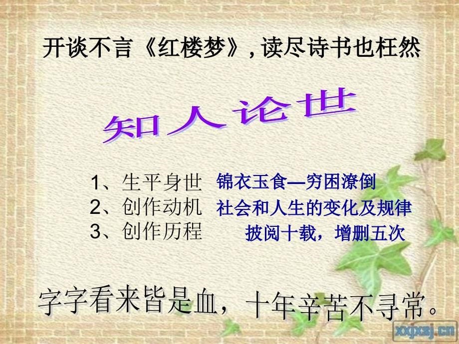 射洪中学精品教案红楼梦导读_第5页