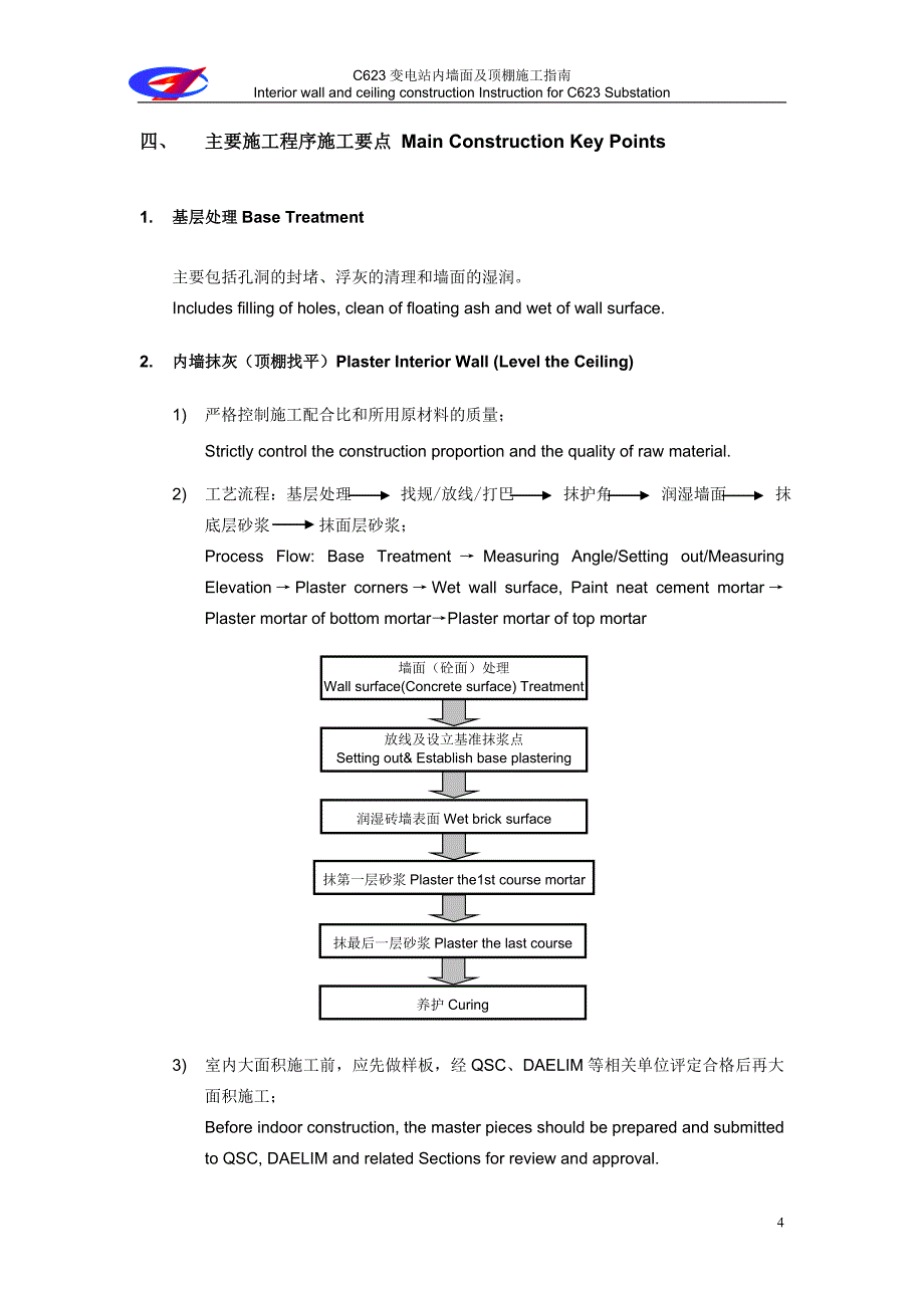 c623变电站内墙面及顶棚施工指南_第4页