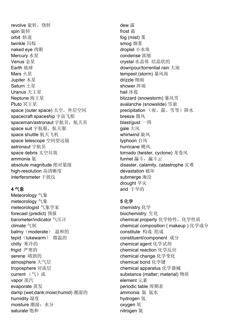 托福口语分类词汇_必备 2_第3页