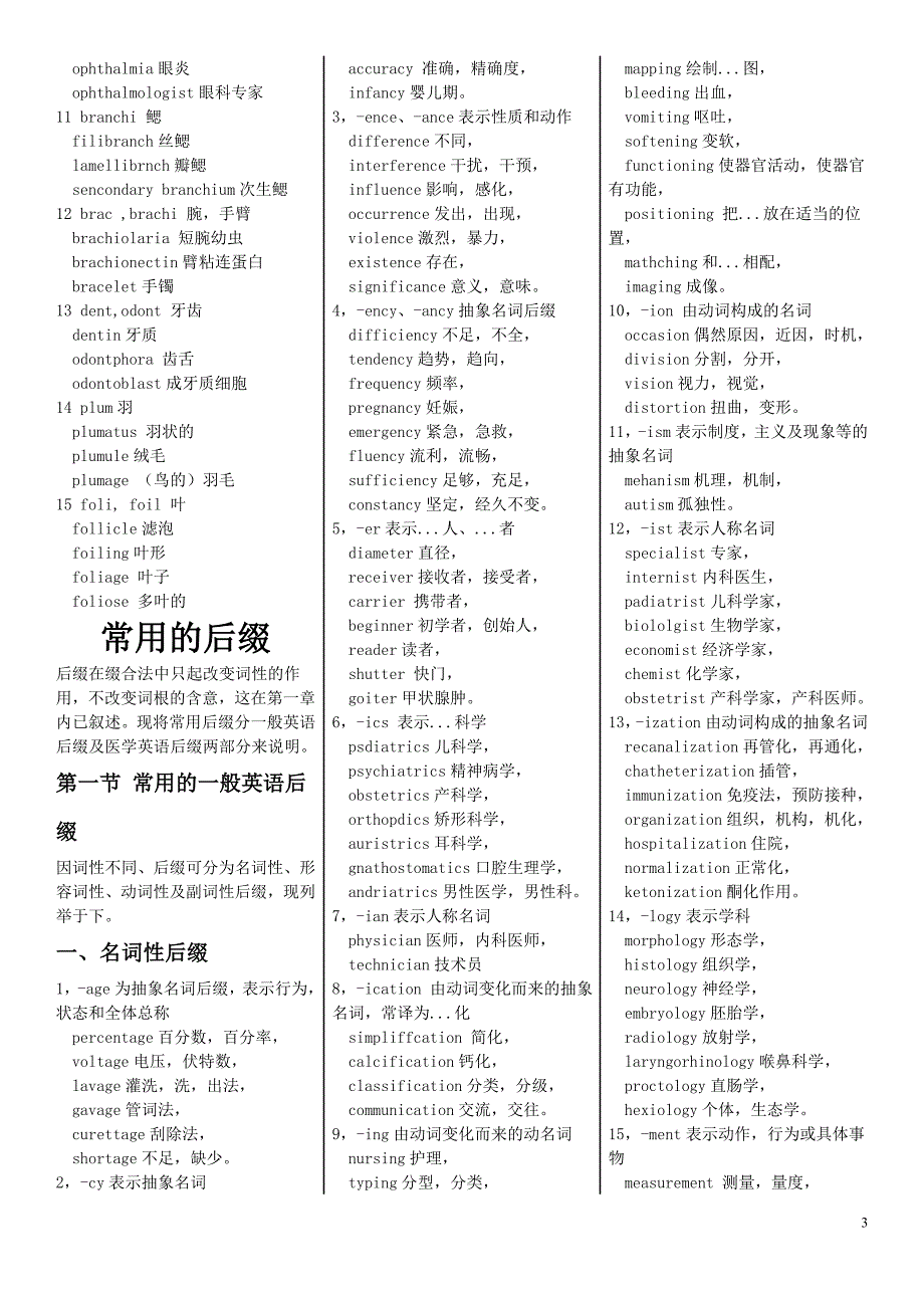 生物专业英语词汇必备_第3页