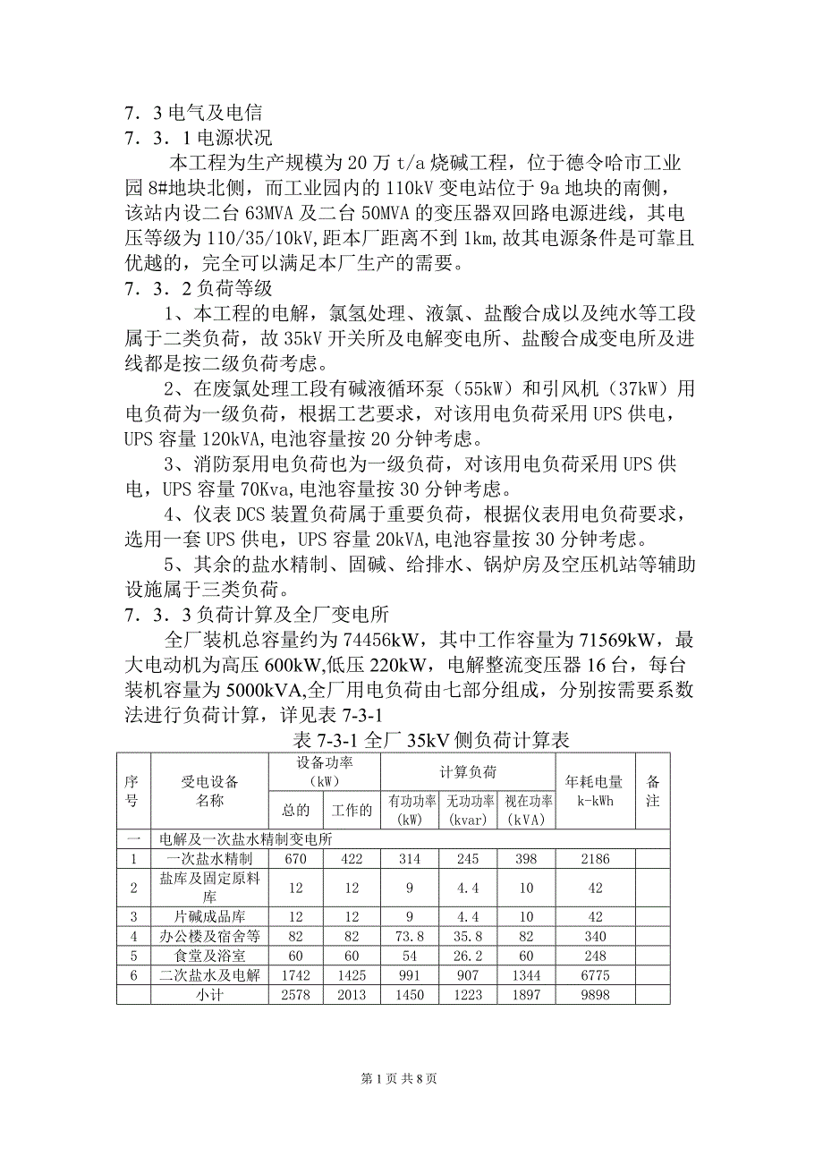 20万吨烧碱说明书_第1页