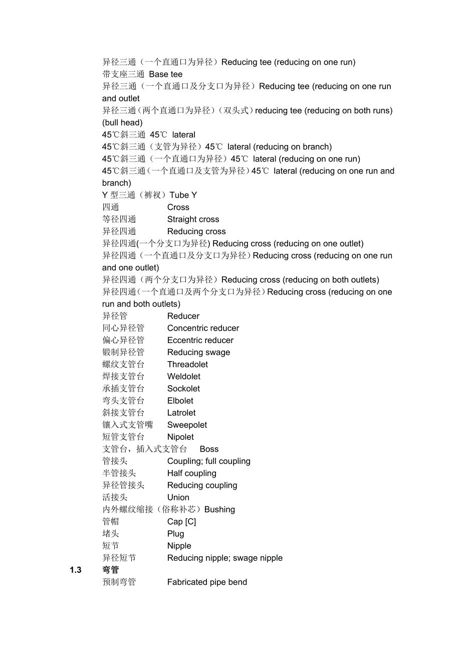 工业管道设计技术词汇(汉英)_第2页