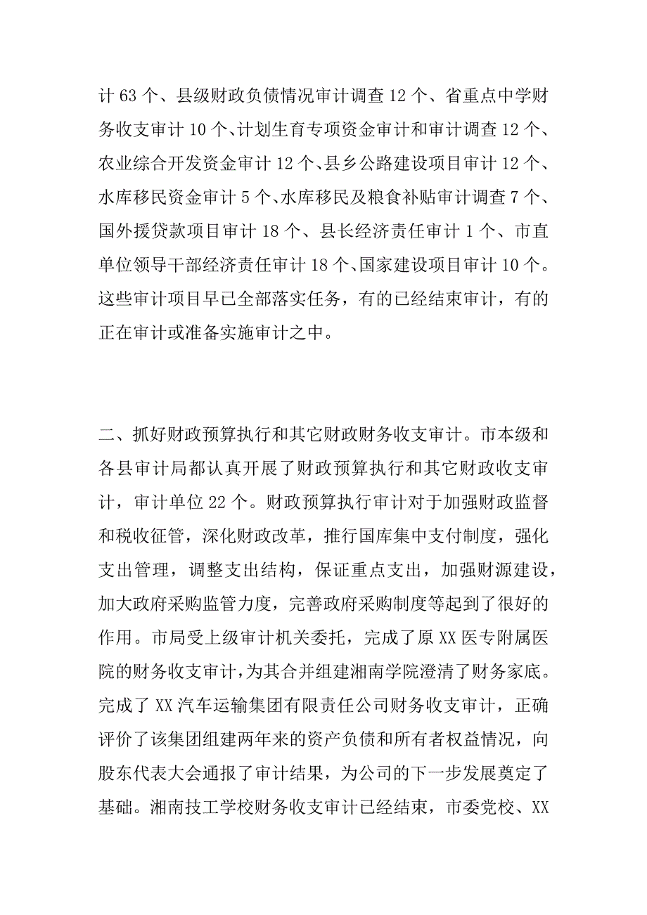 市审计局上半年工作总结_第2页