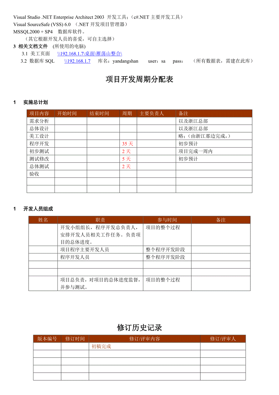 旅游电子商务网站开发项目进度表_第3页