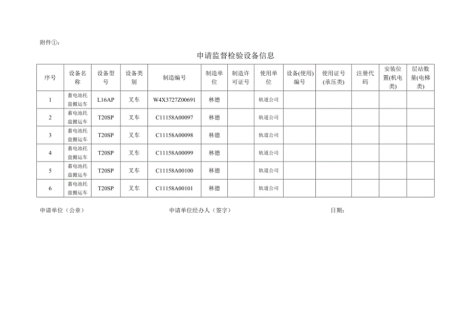 特种设备安全性能监督检验申请书QTBS003QTBS003_第3页