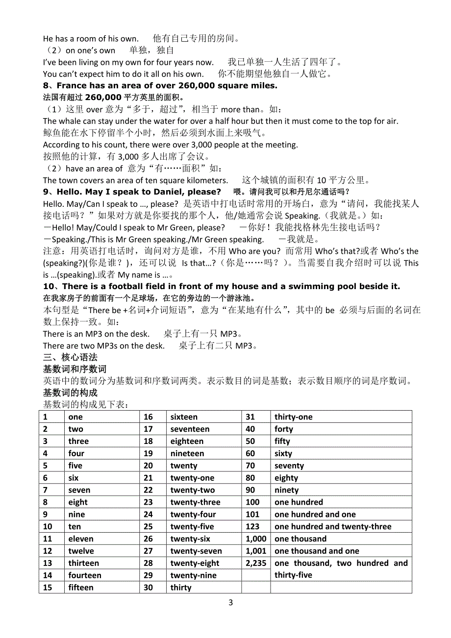 江苏新牛津译林版-7b-知识点汇总_第3页