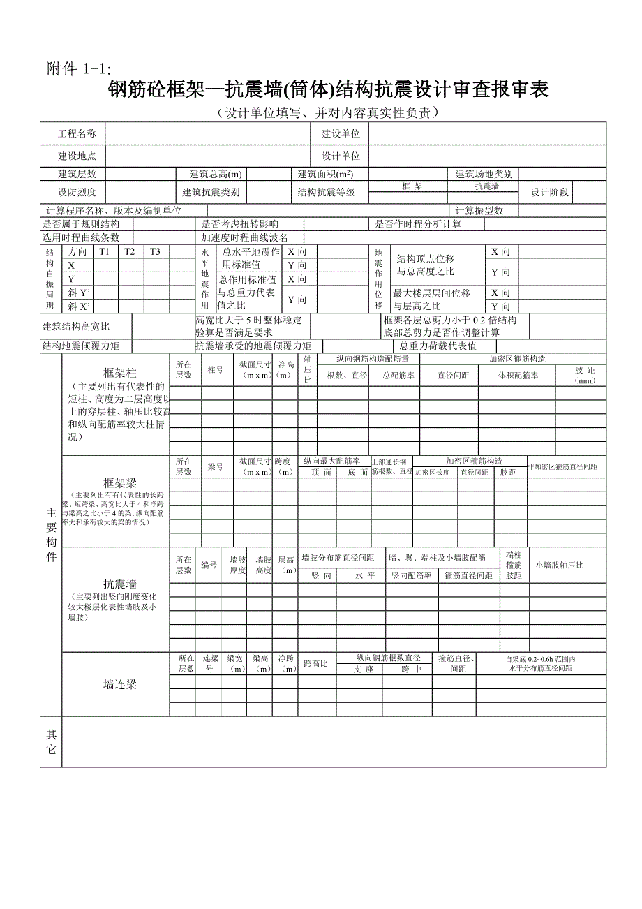 110414183209_45723项目抗震设防报审表(2)_第1页