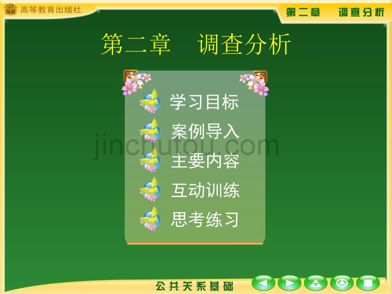 公共关系基础课件第二章╲t调查分析_第1页