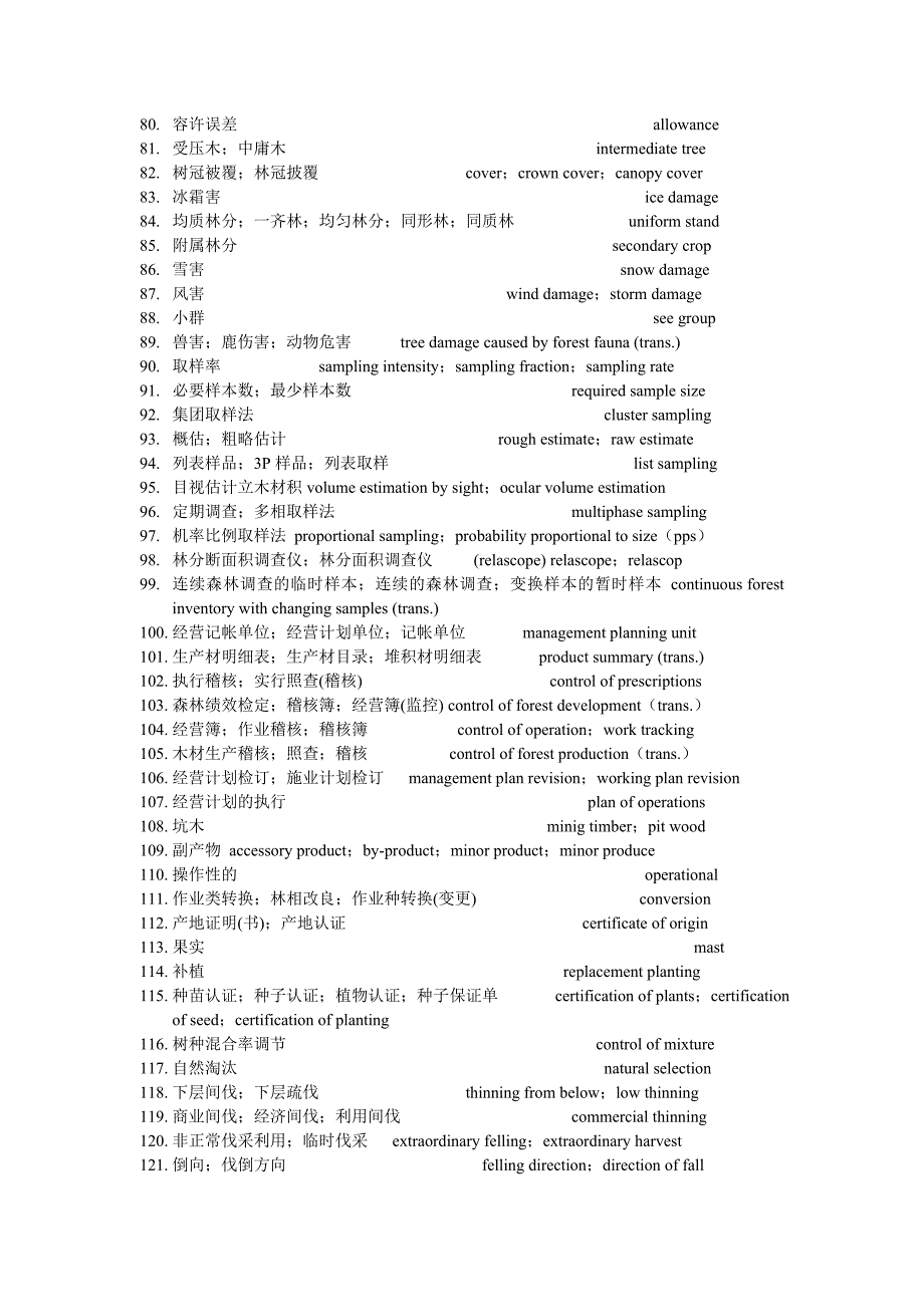 森林英语词汇_第3页