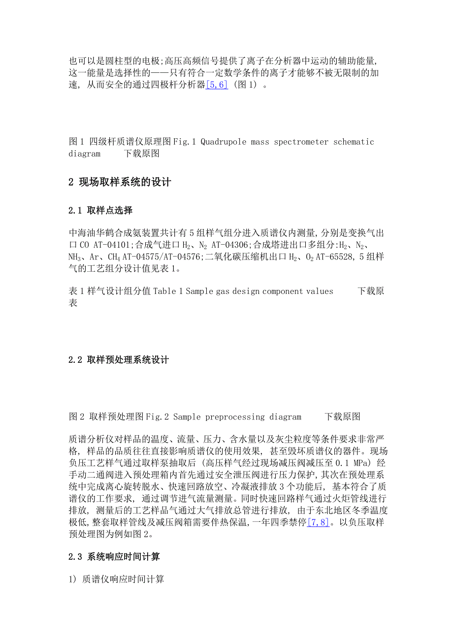 promaxion四级杆质谱仪在合成氨装置中设计与应用_第3页