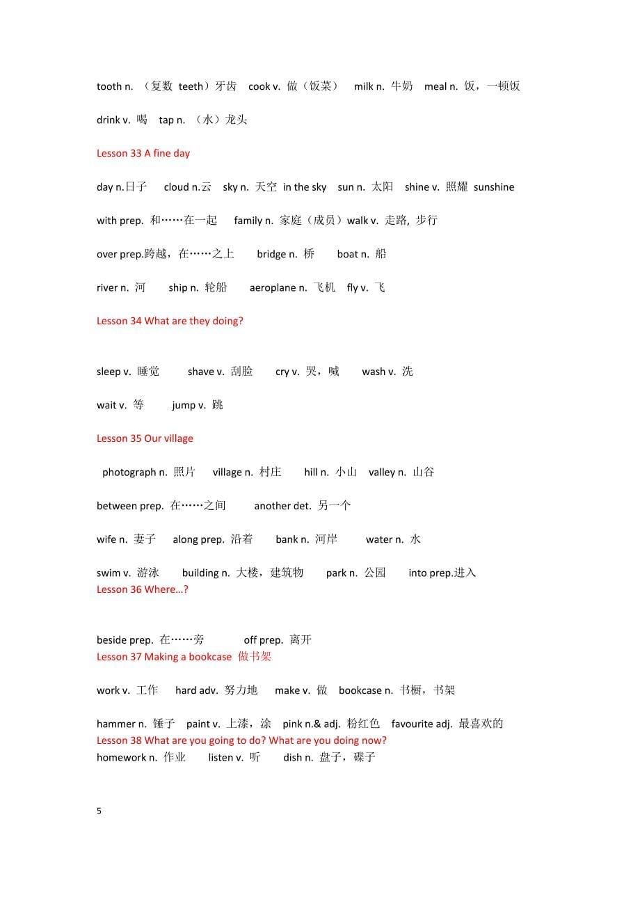 新概念一册核心词汇(上)_第5页