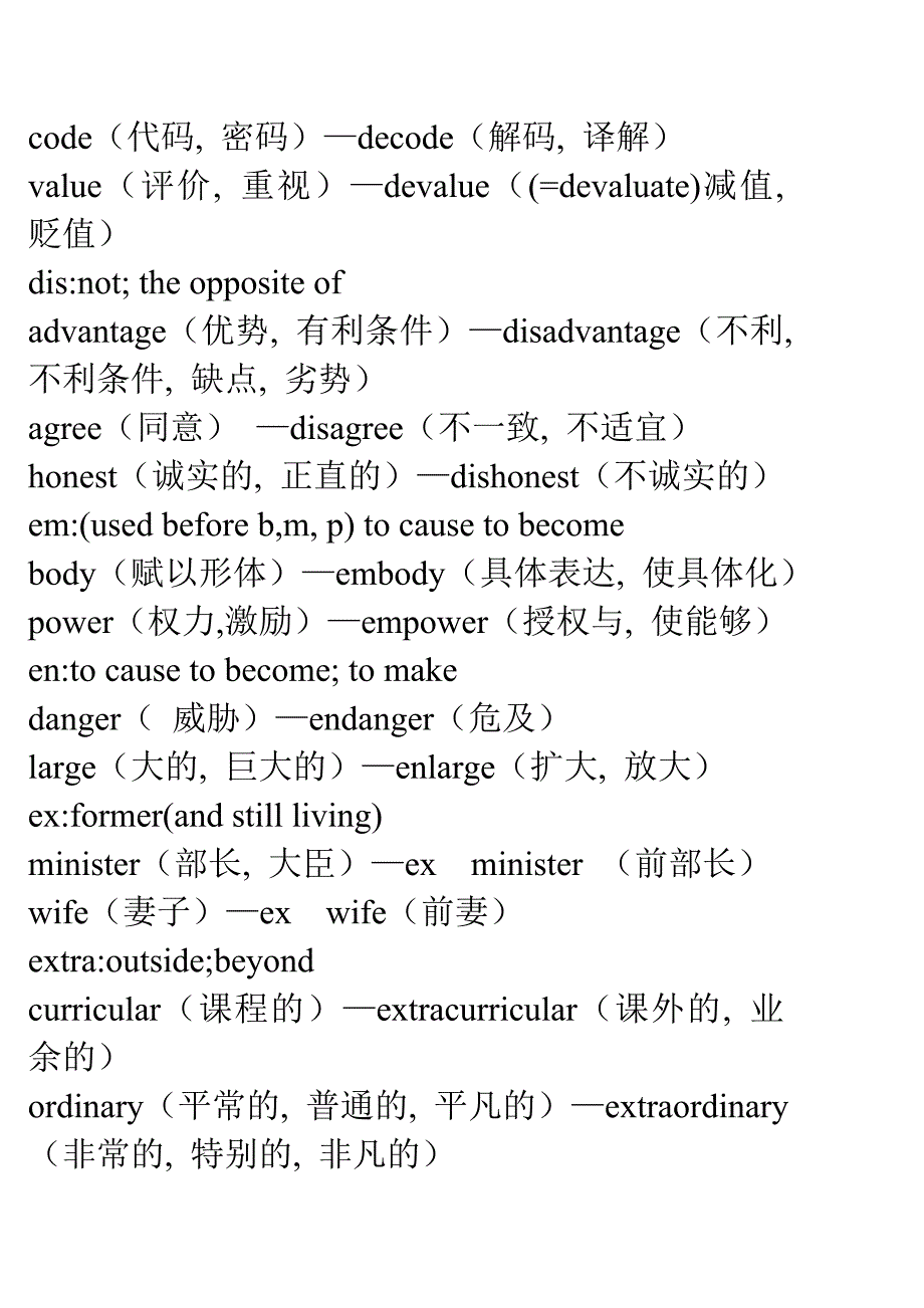 常见的英语前后缀_第4页