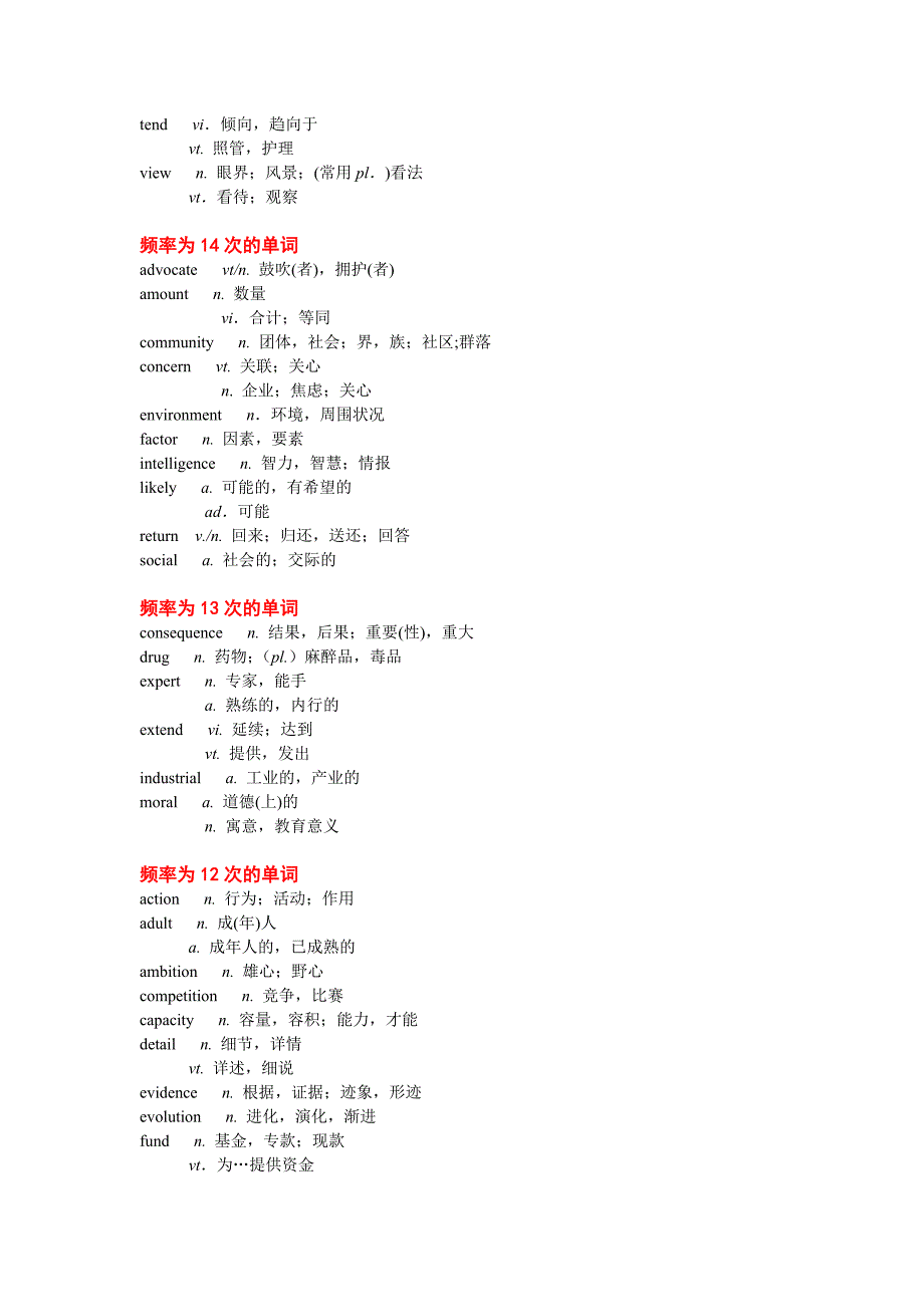 徐绽考研词汇资料考研词汇资料2_第2页