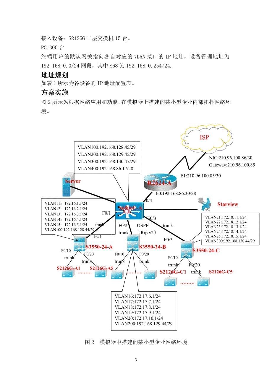 小型企业网络设计方案_第5页