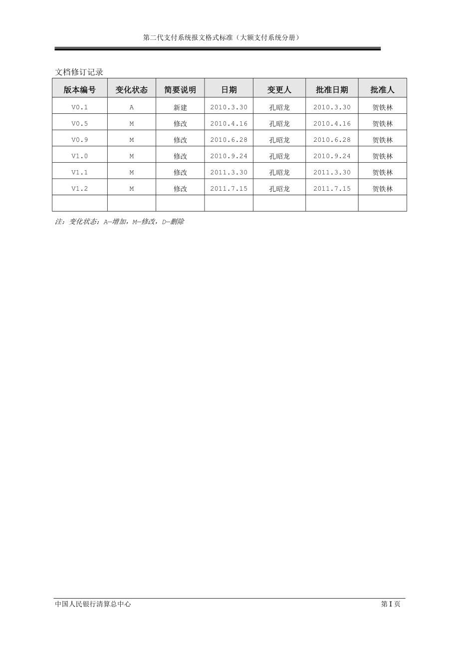 第二代支付系统报文交换标准_第2页