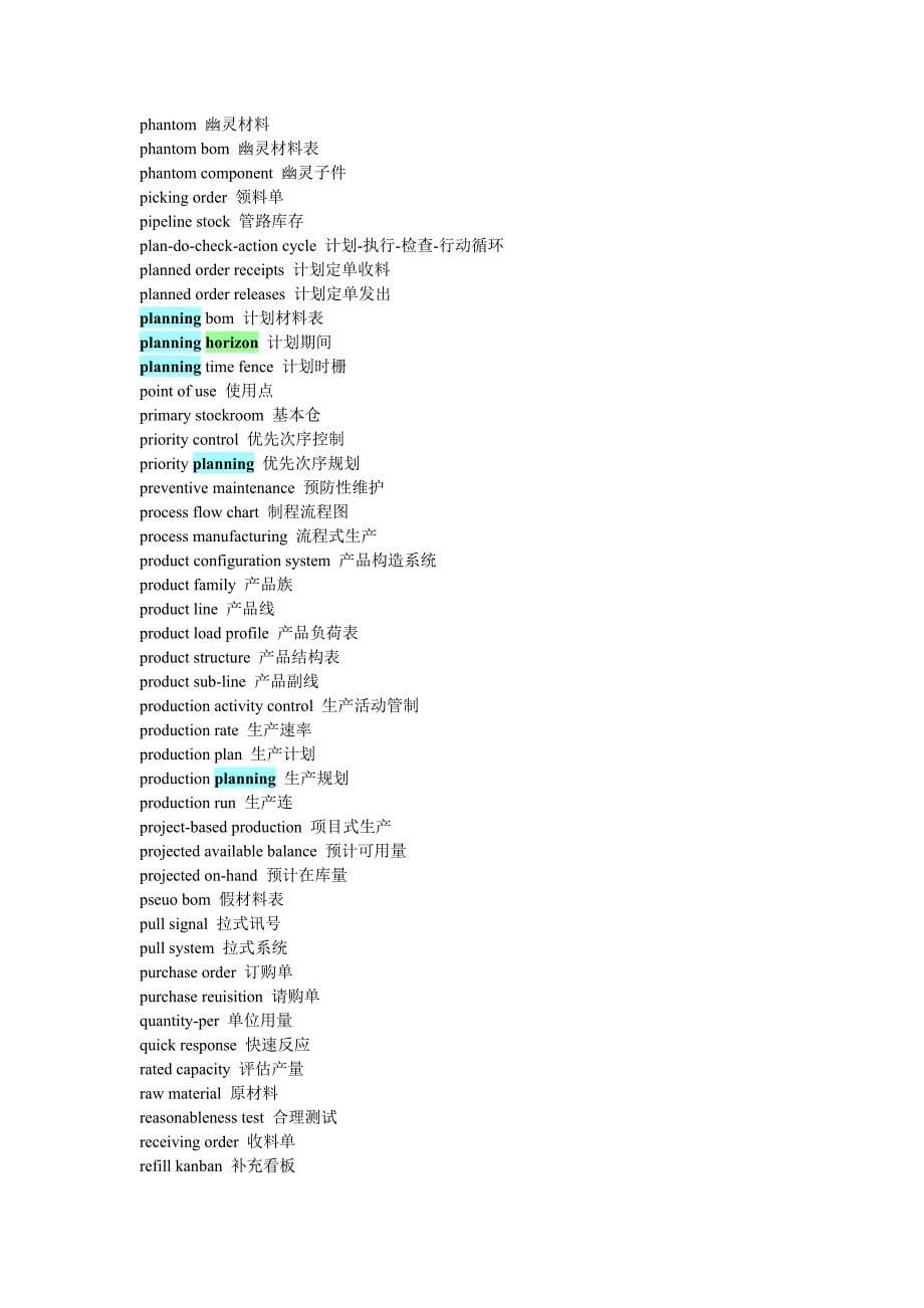 供应链相关专业英语词汇_第5页