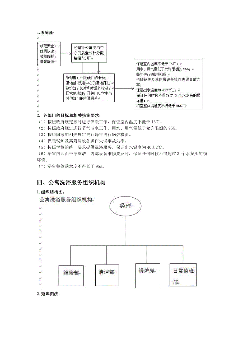 大学洗浴中心质量管理策划书_第3页