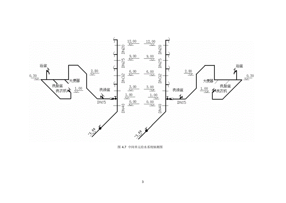 实例3：某给排水安装工程施工图预算编制[1]_第3页