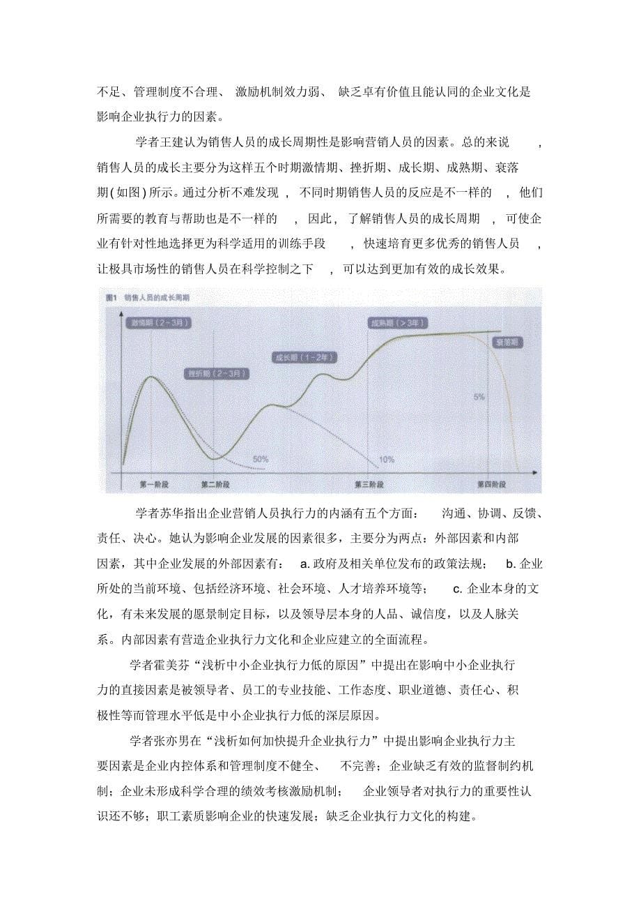 浅谈通过企业执行力提高营销人员的执行力_第5页