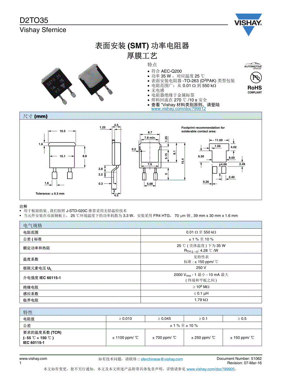 表面安装（SMT）功率电阻器厚膜工艺_第1页