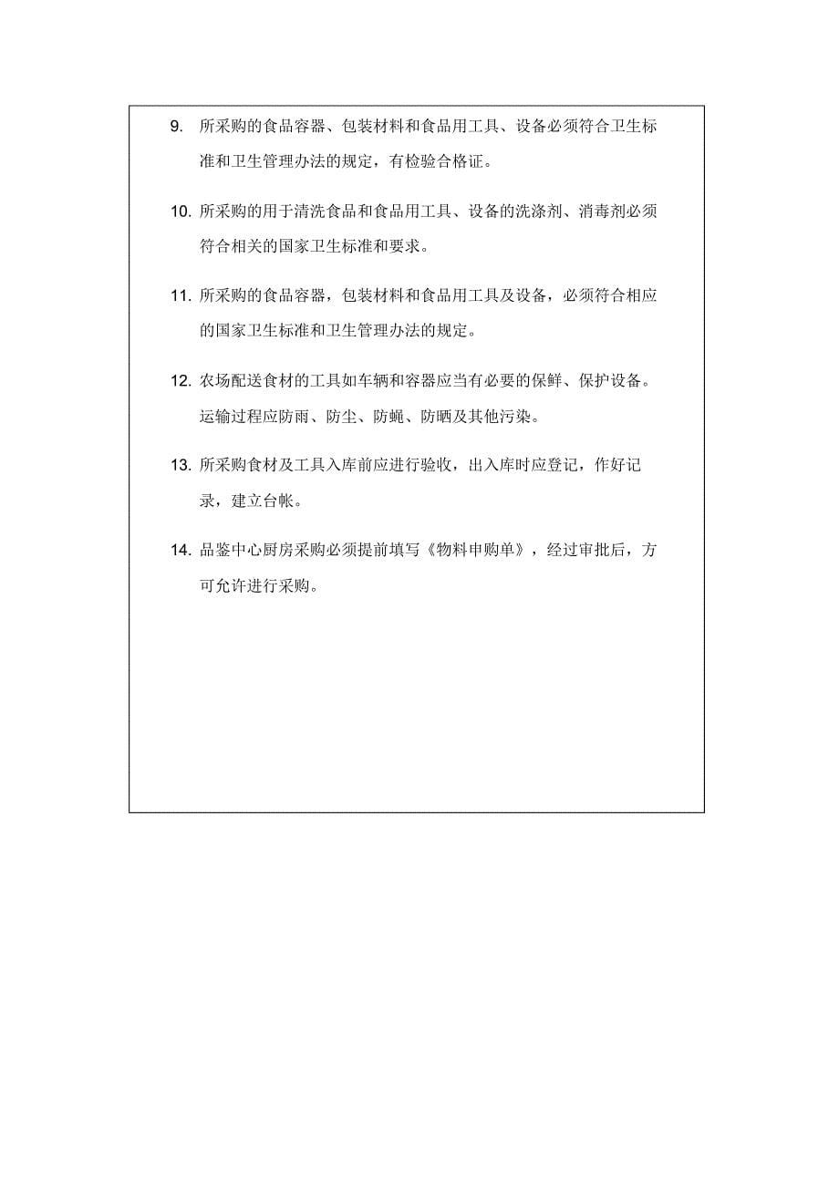 王永才品鉴中心厨房管理制度初稿_第5页