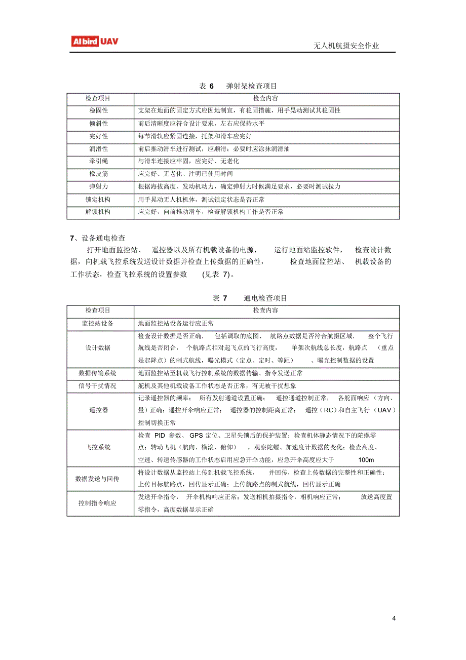 无人机航摄安全作业基本要求_第4页