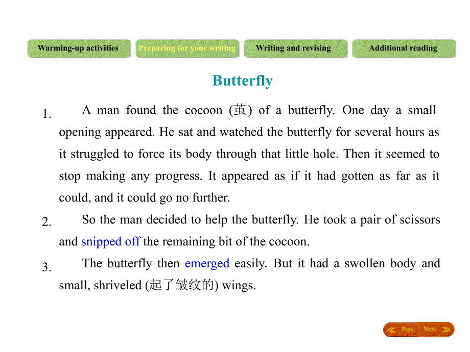 Narrative Writing Homereading 2_第3页