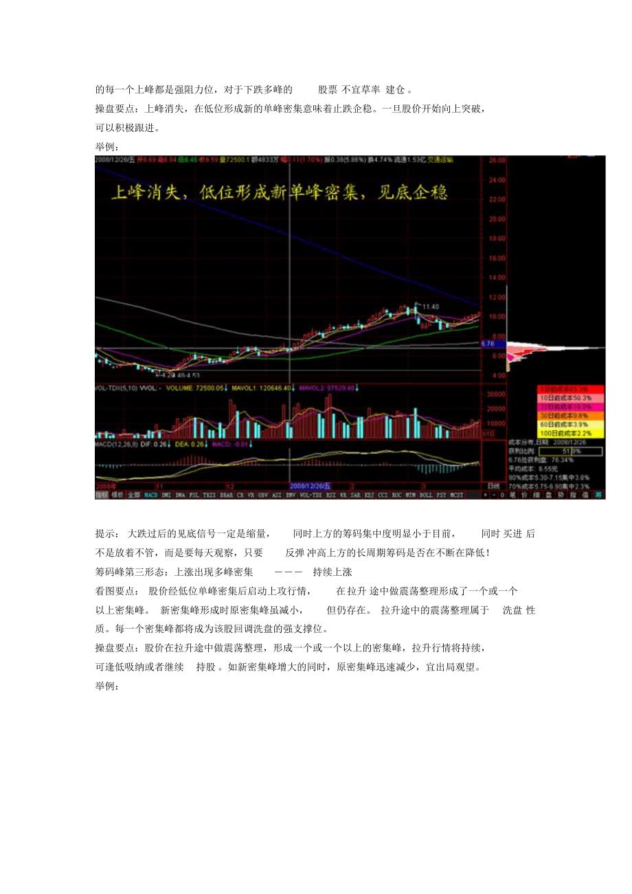 【炒股必备】筹码峰九种形态讲解_第2页