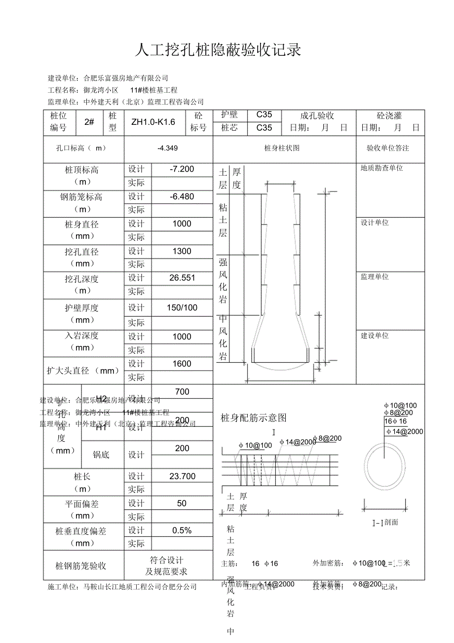 人工挖孔桩隐蔽验收记录_第2页