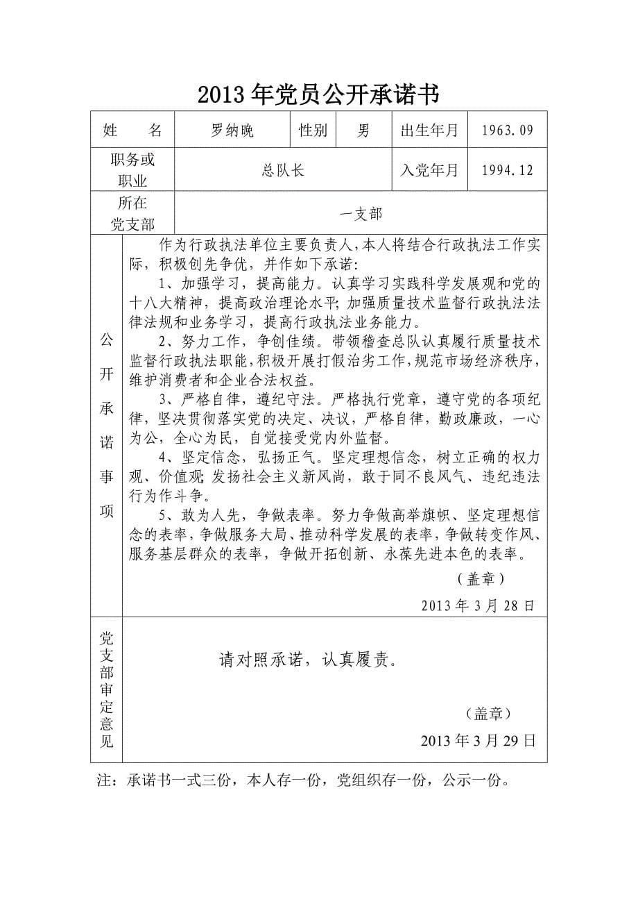 2013年基层党组织公开承诺书_第5页