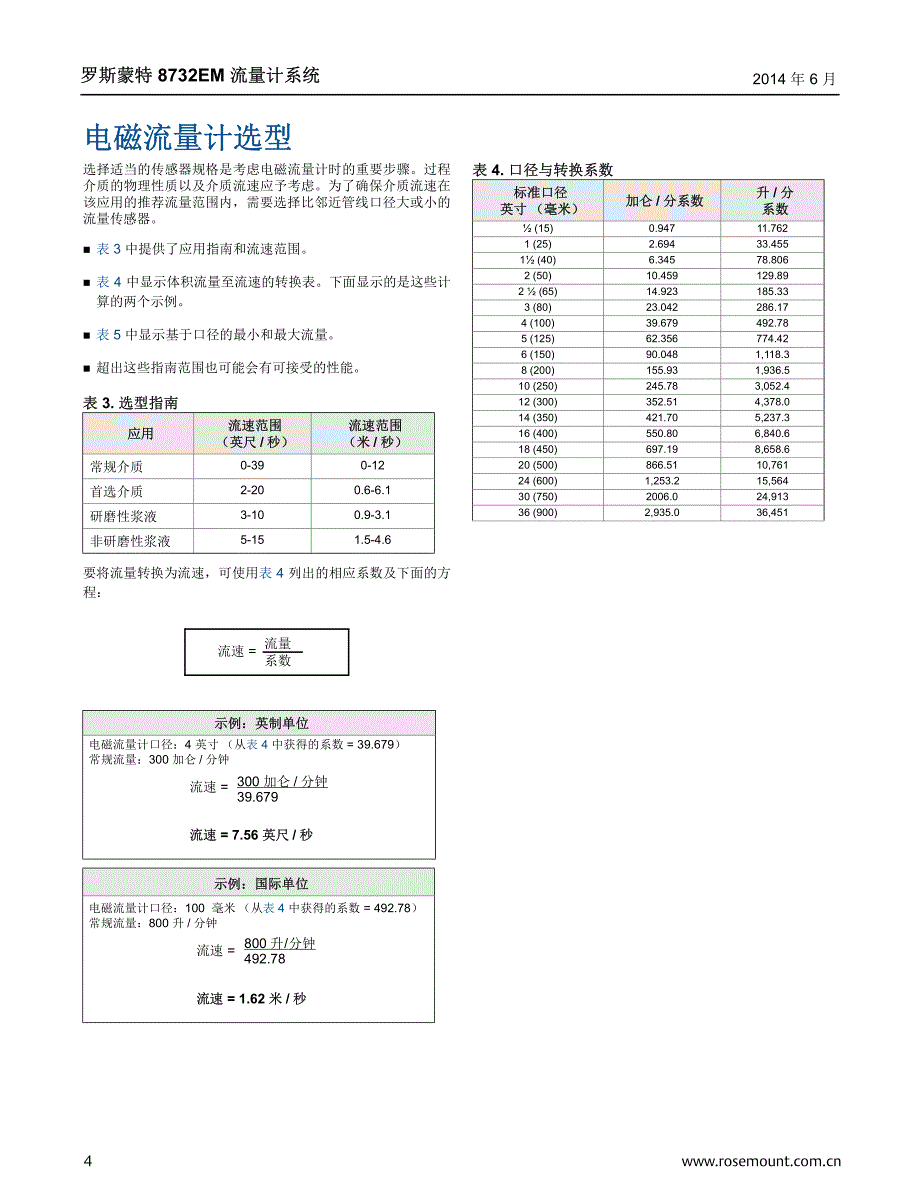 罗斯蒙特8700流量计新版选型资料_第4页