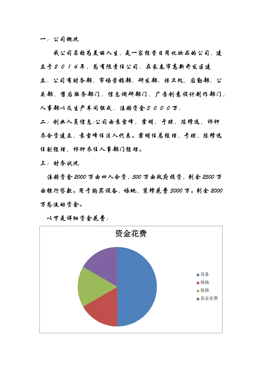 日用化妆品公司商业企划书_第2页