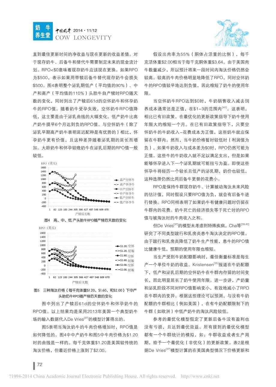 延长奶牛使用年限的经济效益分析_第5页