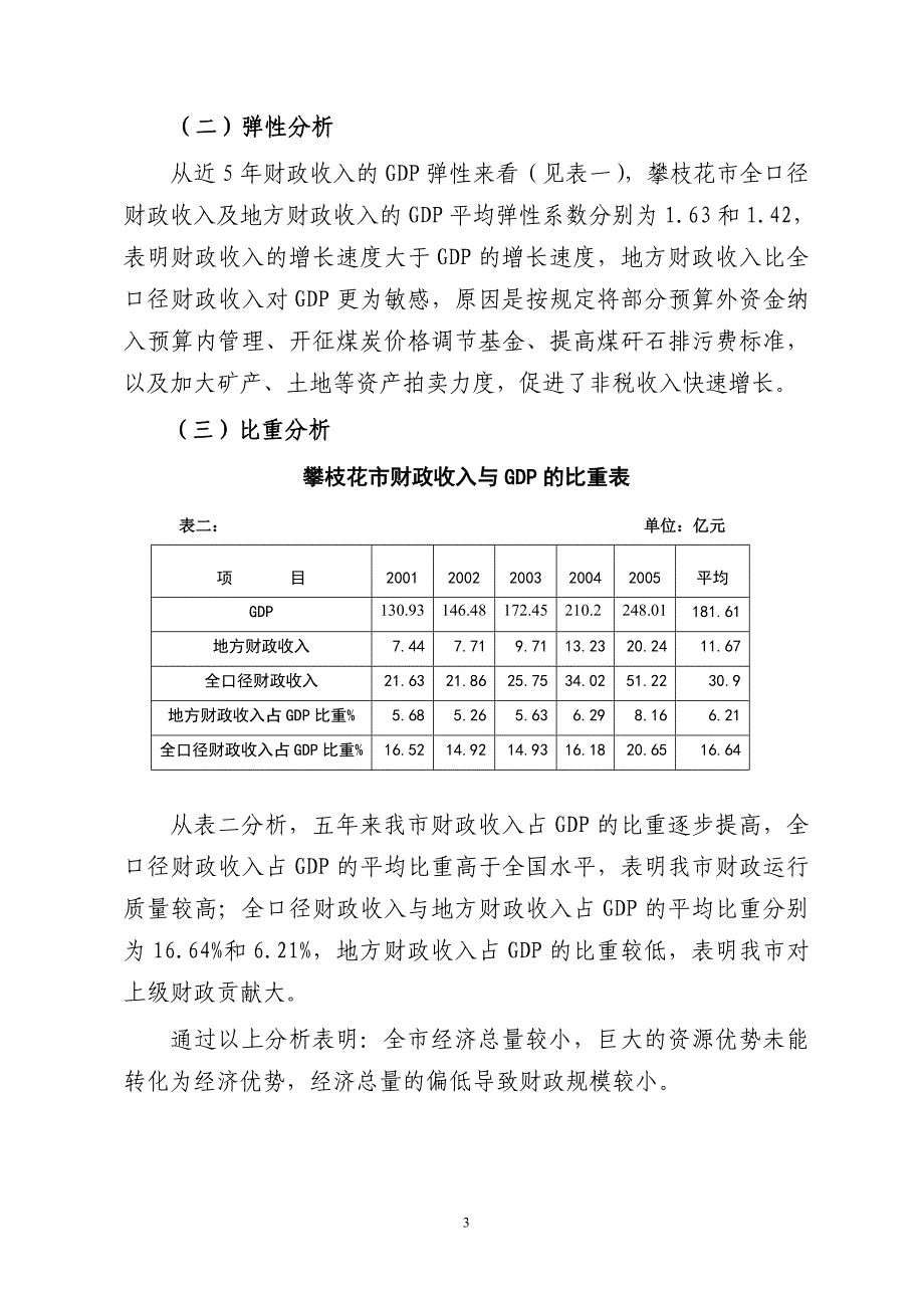 攀枝花市财政收入与经济关系研究_第3页