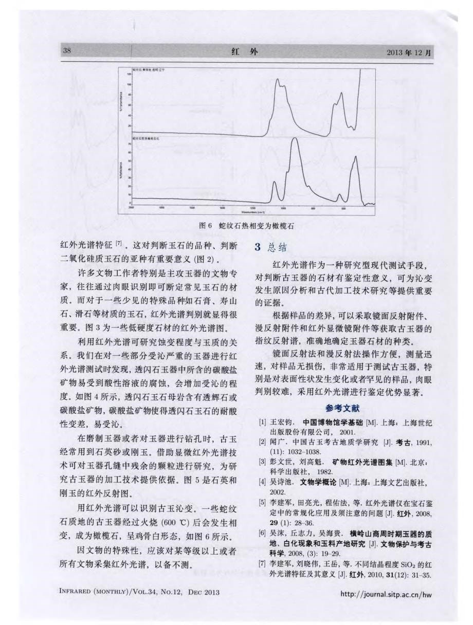 红外检测技术在古玉鉴定中的应用_第5页