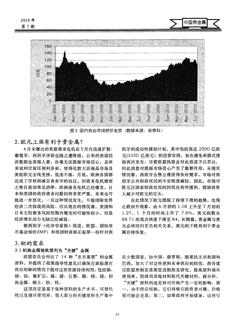 钯价“折戟”但未“沉沙”——5—6月份钯全市场评述_第3页