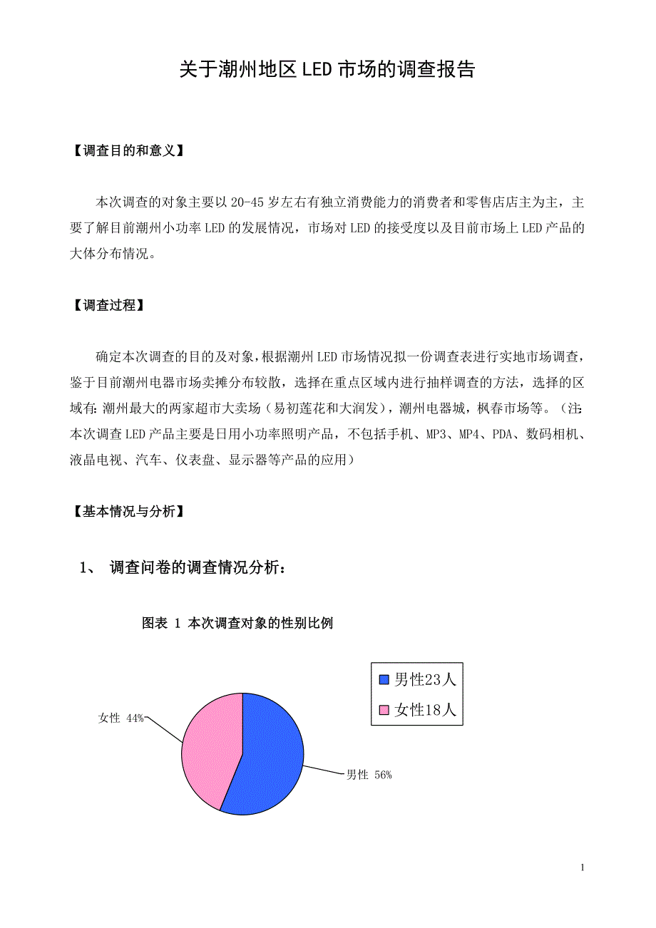 关于潮州地区LED市场的调查报告_第1页