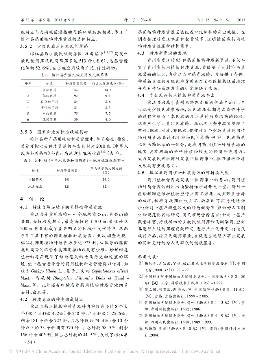 贵州省榕江县药用植物种质资源调查研究_第4页