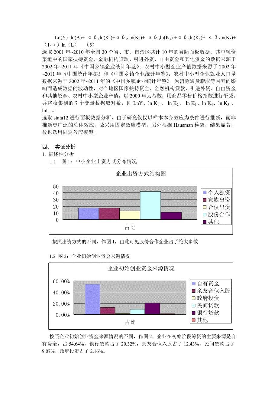 财务计量论文-我国农村中小企业融资状况及对策的研究_第5页