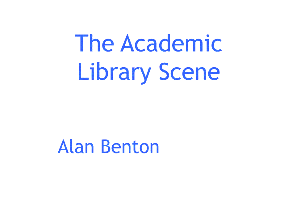 The academic library scene_第1页