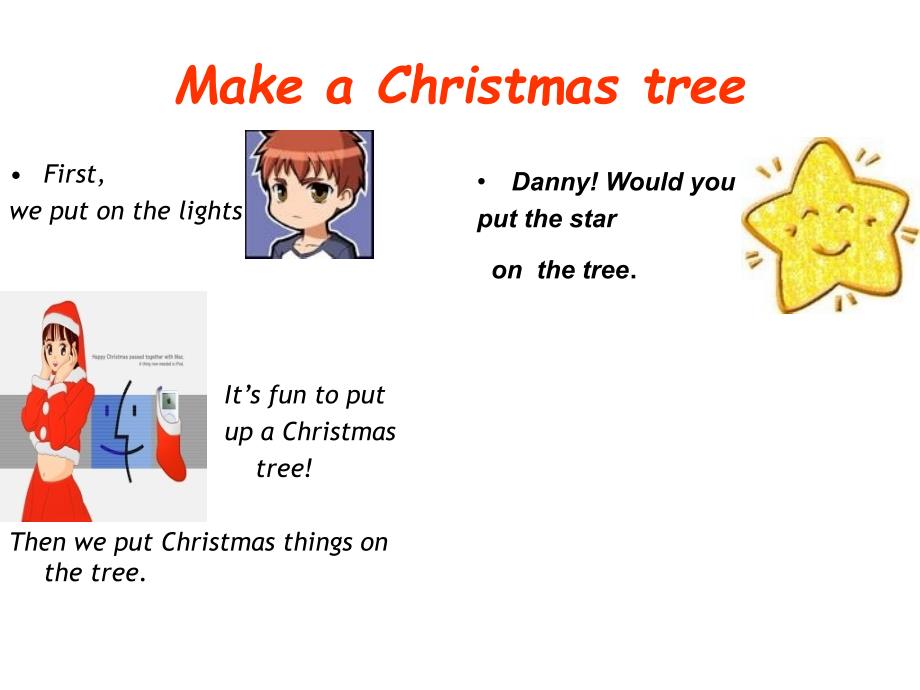 陕旅版小学英语六上《Lesson24 Christmas  tree!》PPT课件_第4页
